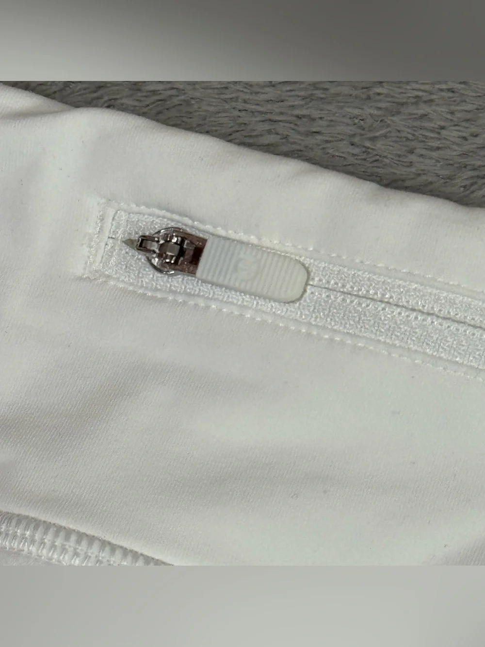 lululemon pace rival Mid-Rise Skirt White Tennis Golf Athletic Skort Womens Sz 8